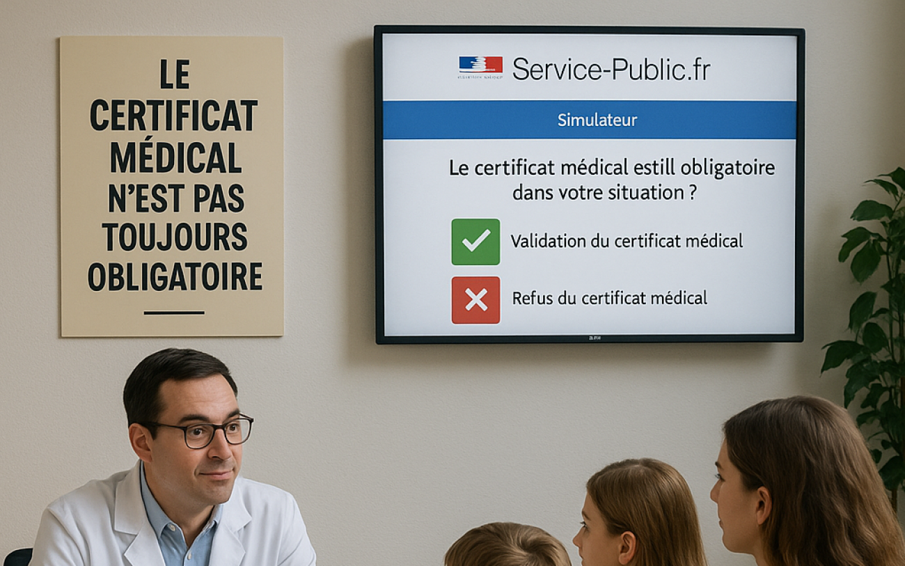 certificat médical et rentrée